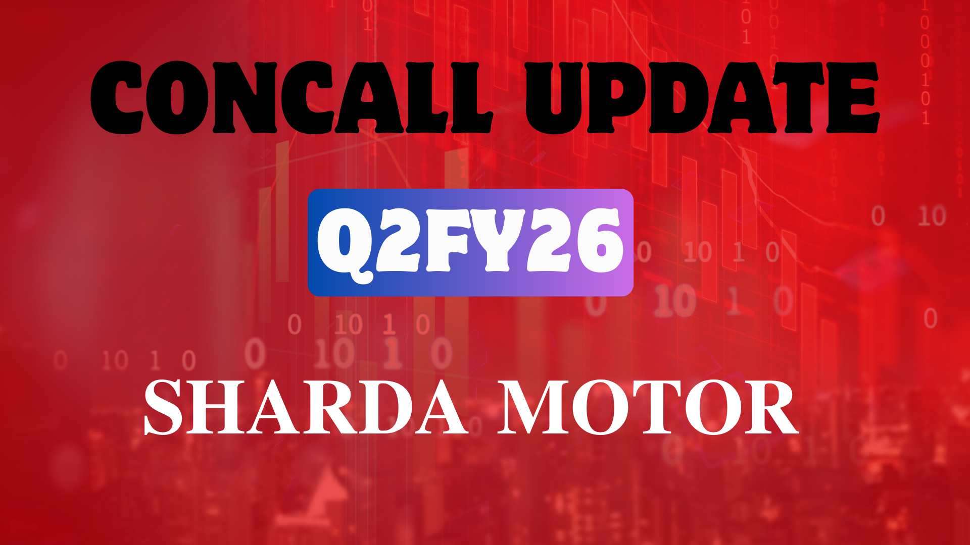 𝐒𝐇𝐀𝐑𝐃𝐀 𝐌𝐎𝐓𝐎𝐑 𝐐𝟐𝐅𝐘𝟐𝟔 𝐂𝐎𝐍 𝐂𝐀𝐋𝐋