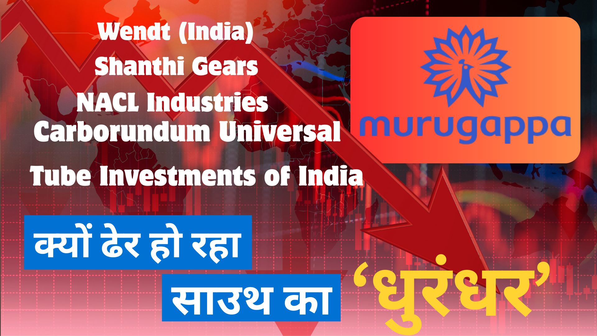 मुरुगप्पा ग्रुप की कंपनियां 52वीक हाई से नीचे फिसलीं?
