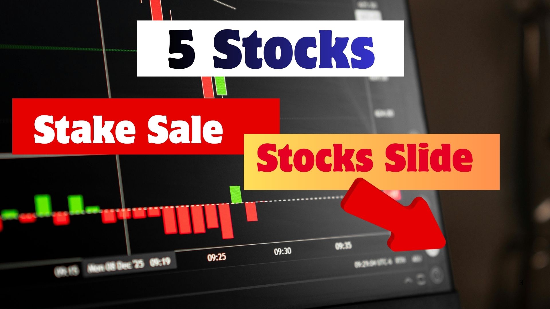 Promoter Selling Triggers Stock Fall