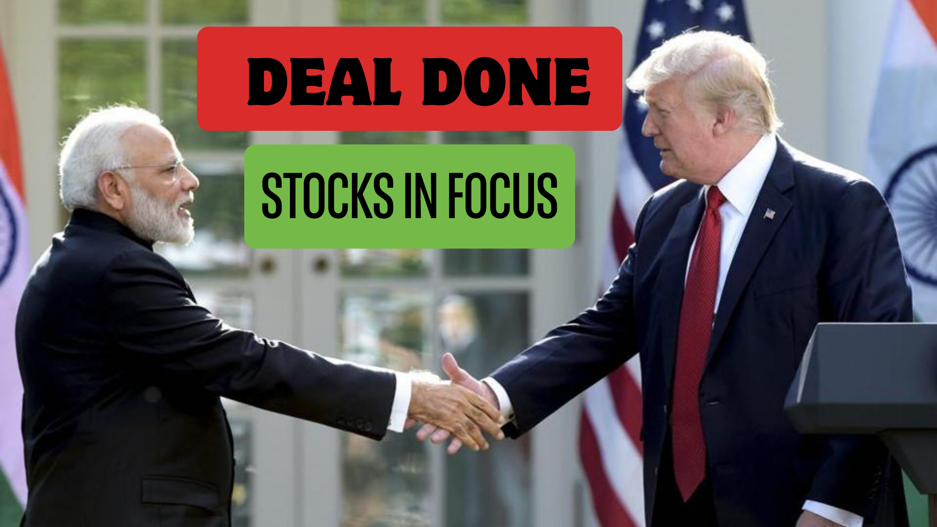 India-US Trade Deal ट्रेड डील पर बन गई बात, टेक्सटाइल, फार्मा, ऑटो समेत ये शेयर रहेंगे फोकस में